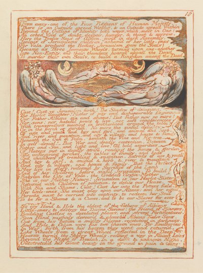 From Every One of the Four Regions..., Plate 18 from Jerusalem, 1804-20 by William Blake